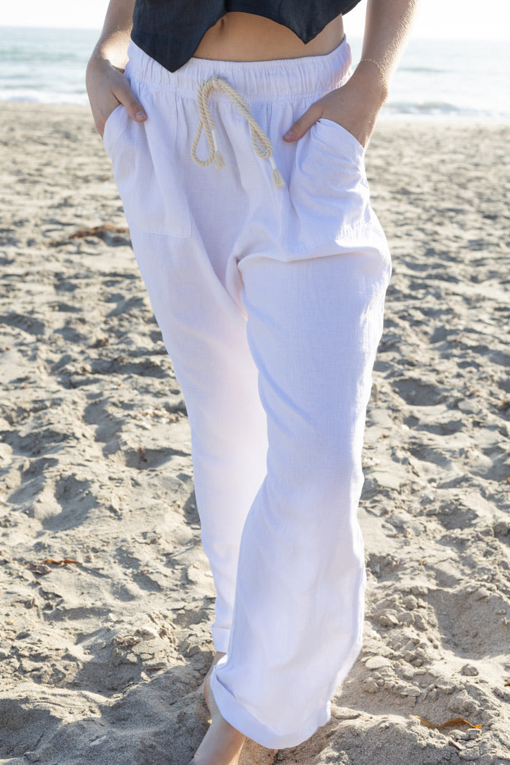Loose Fit Linen Pants | Jules Street Boutique