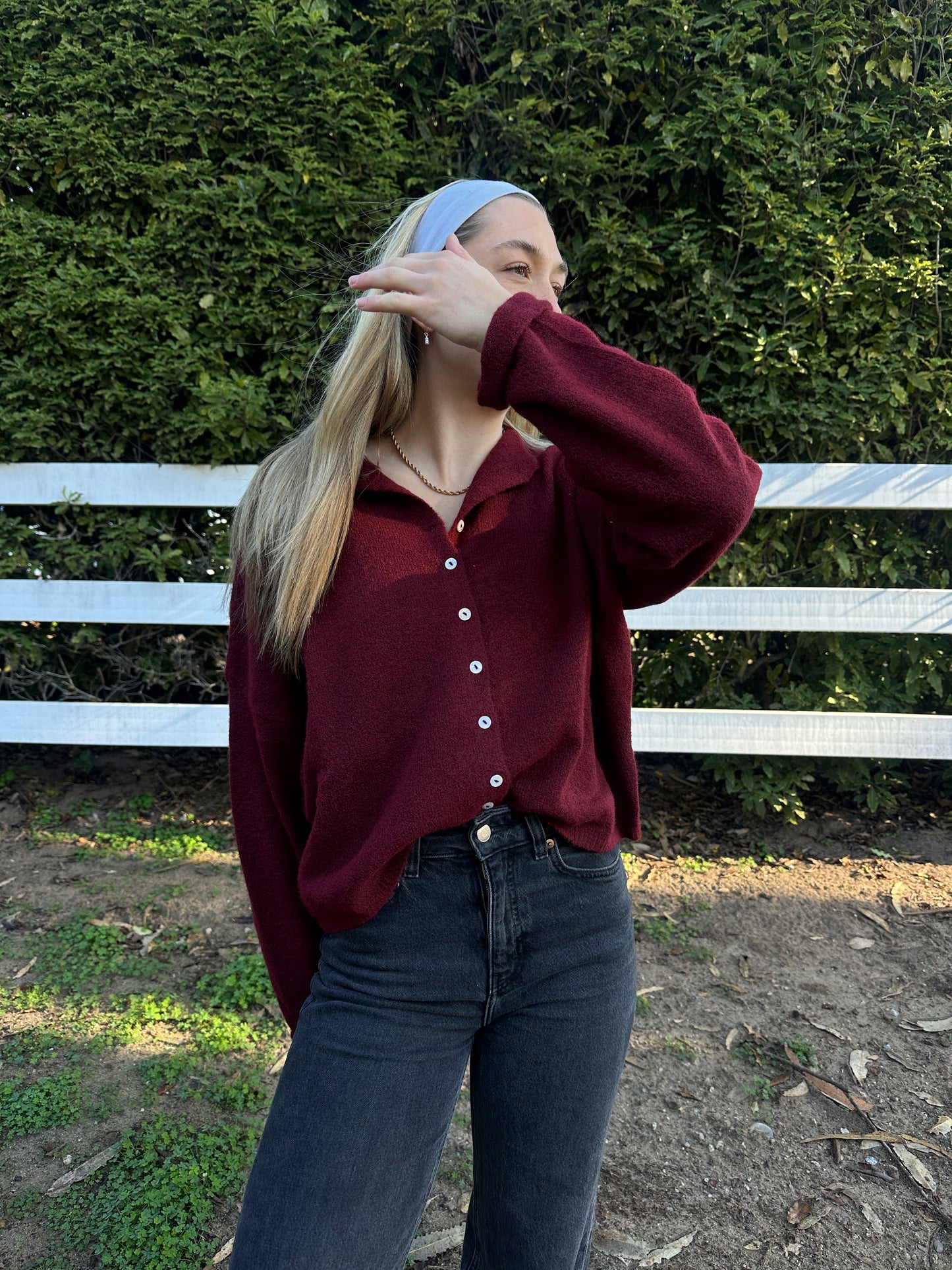 CLASSIC CARDIGAN WINE