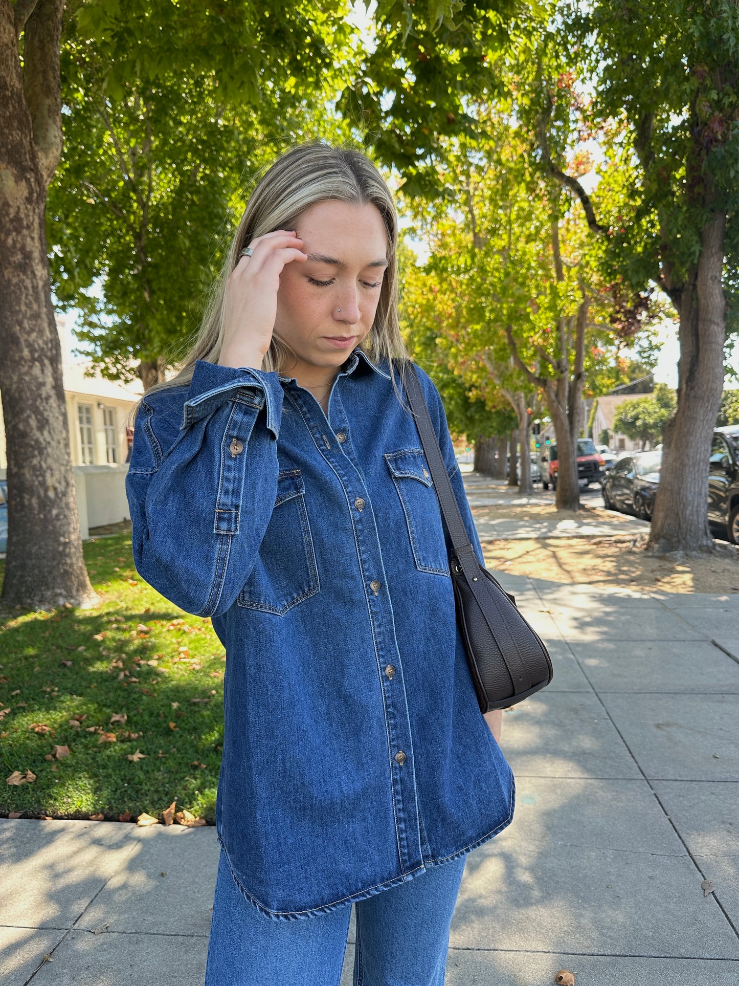 DENA DENIM SHACKET