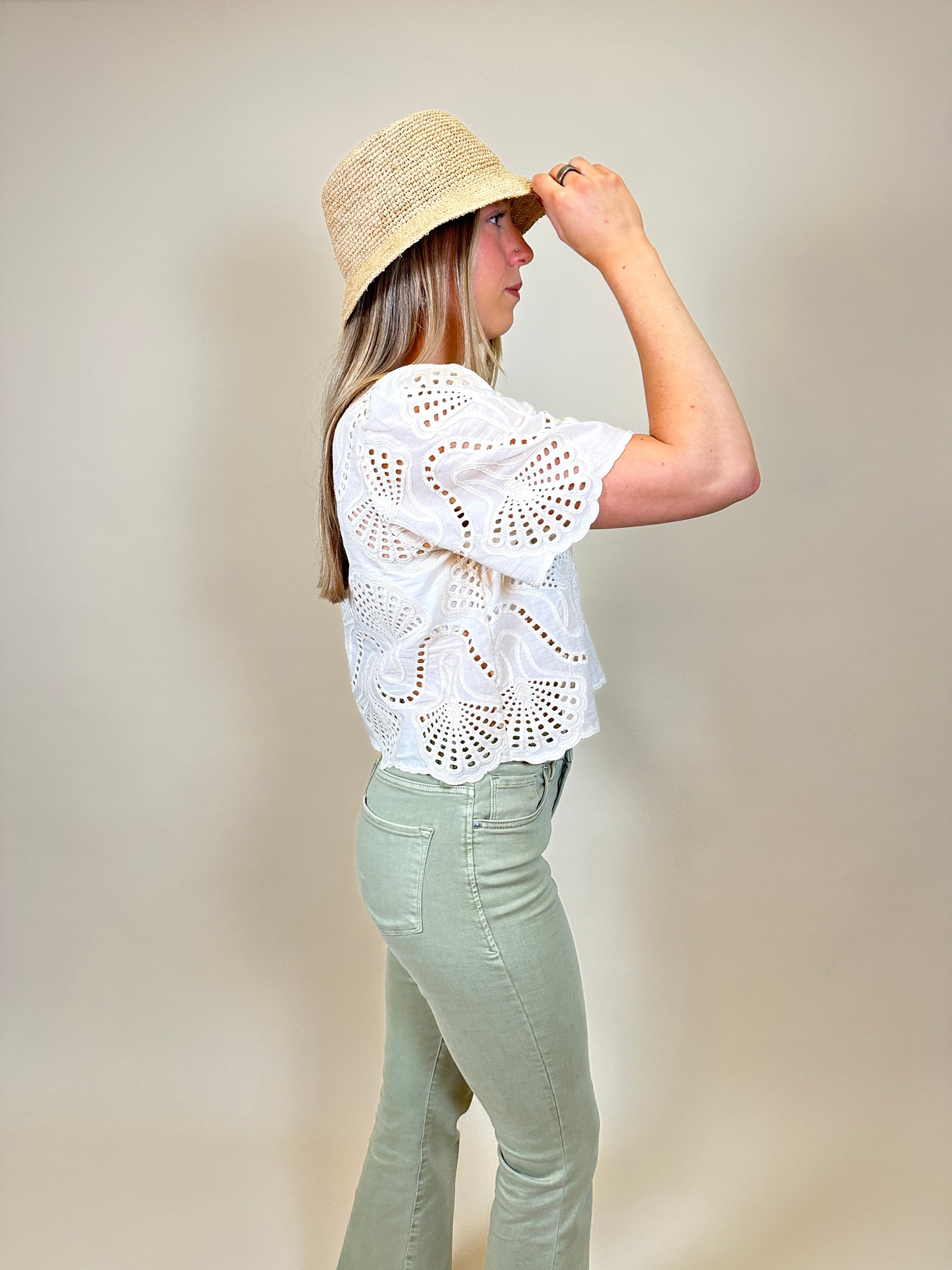 Raffia Bucket Hat