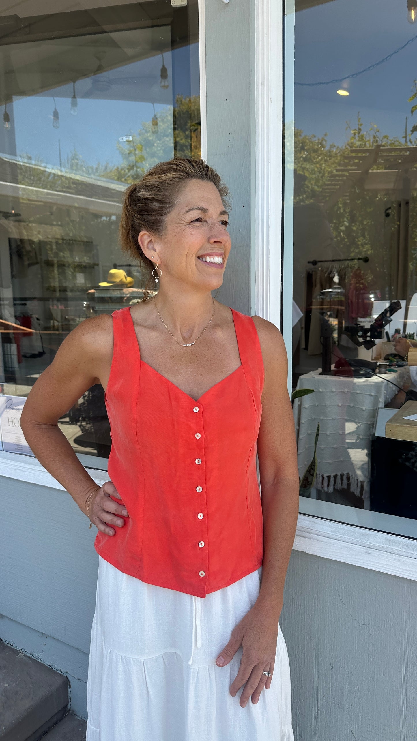 FIONA SWEETHEART TOP