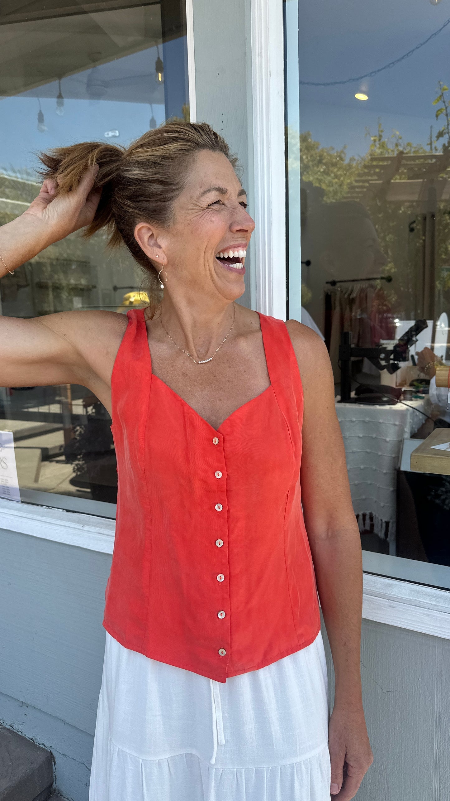 FIONA SWEETHEART TOP