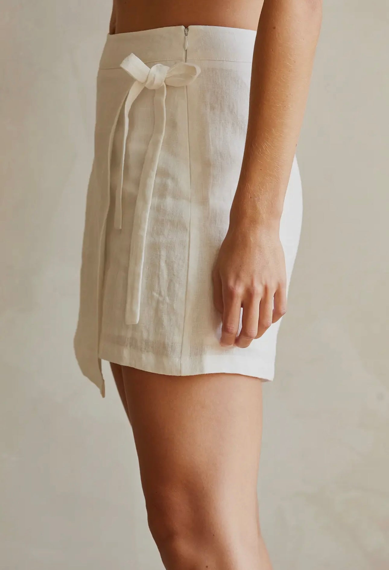 SIERRA LINEN WRAP SKORT | Jules Street Boutique