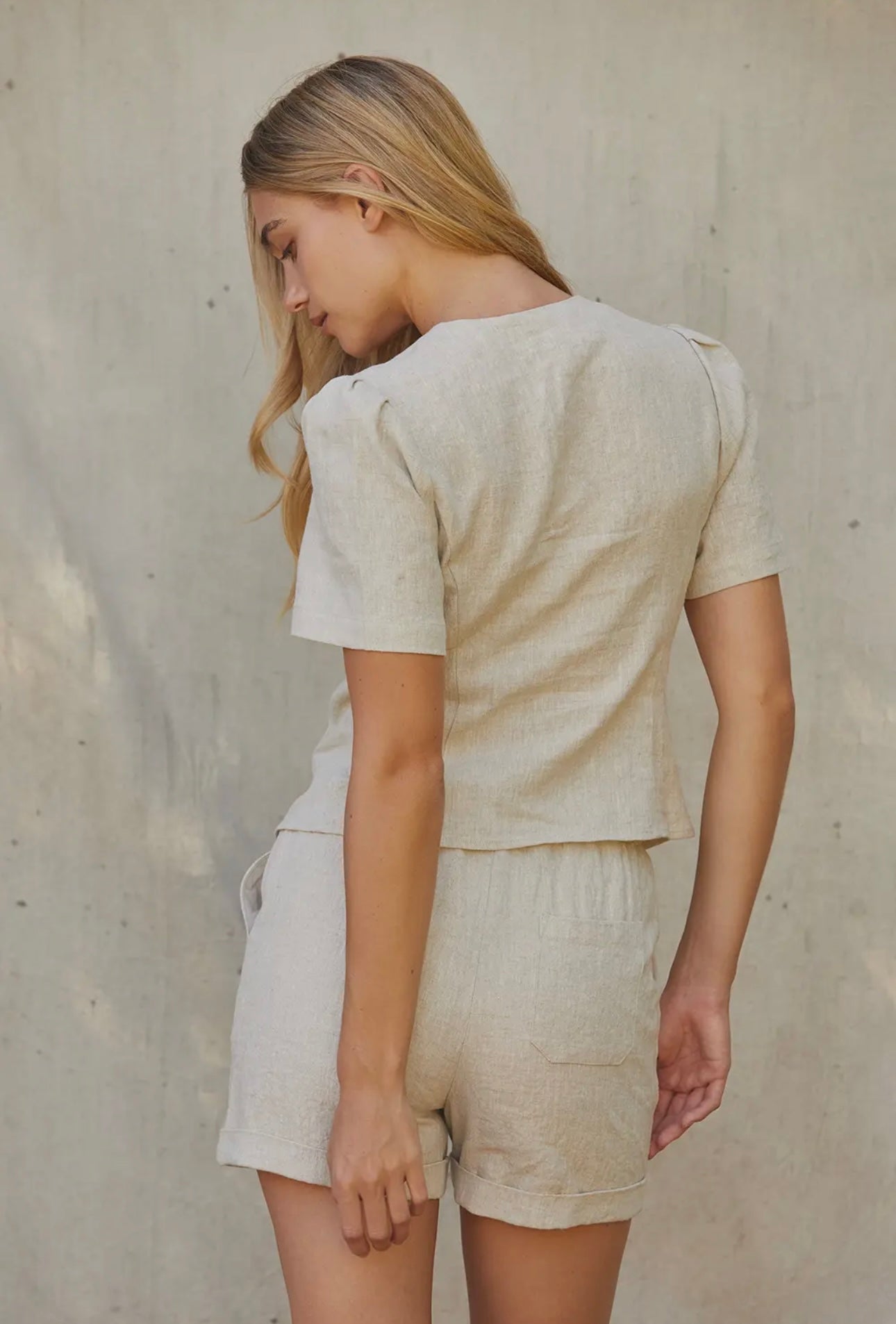 GEORGIA TIE FRONT BLOUSE | Jules Street Boutique
