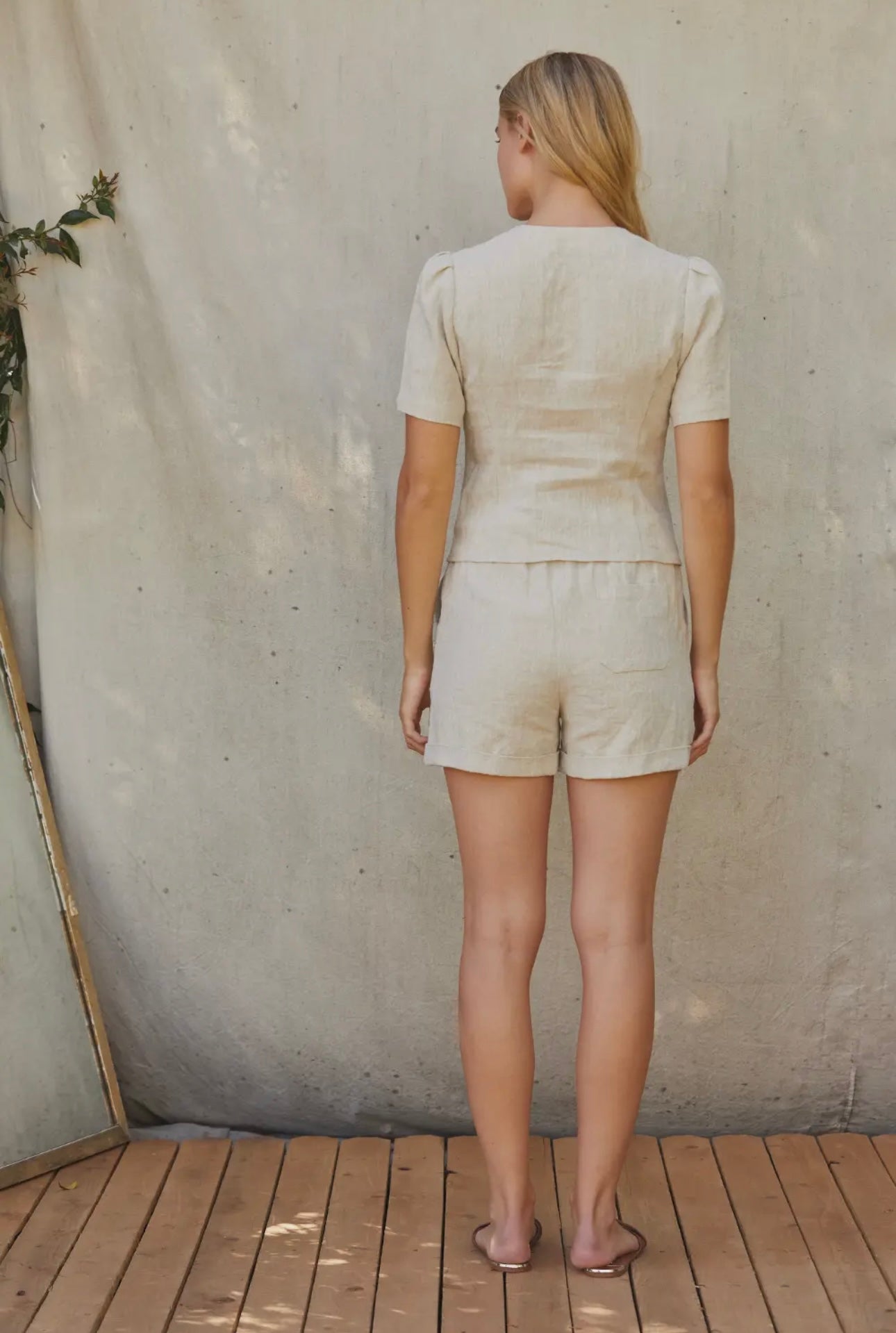 GINNY LINEN SHORTS| Jules Street Boutique