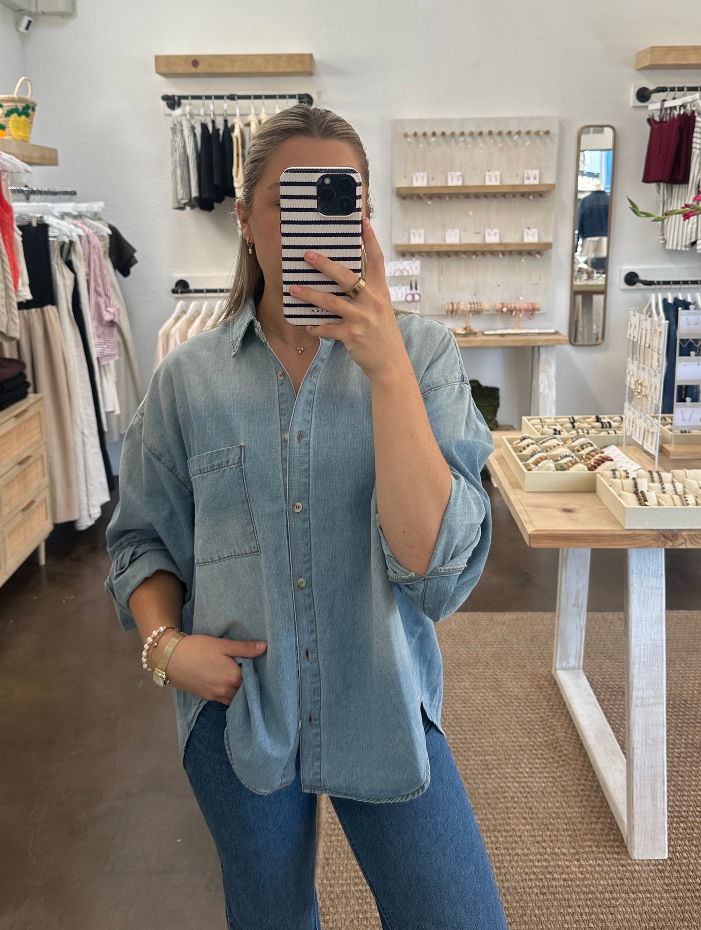 DANICA DENIM SHACKET