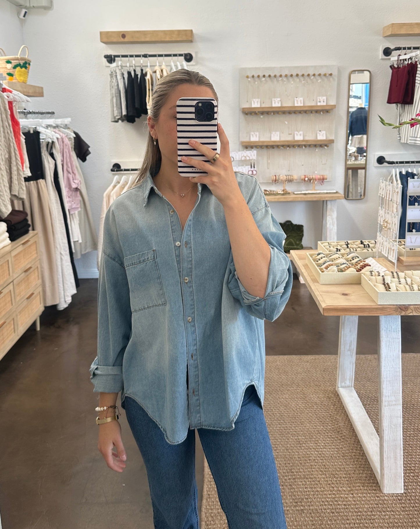 DANICA DENIM SHACKET