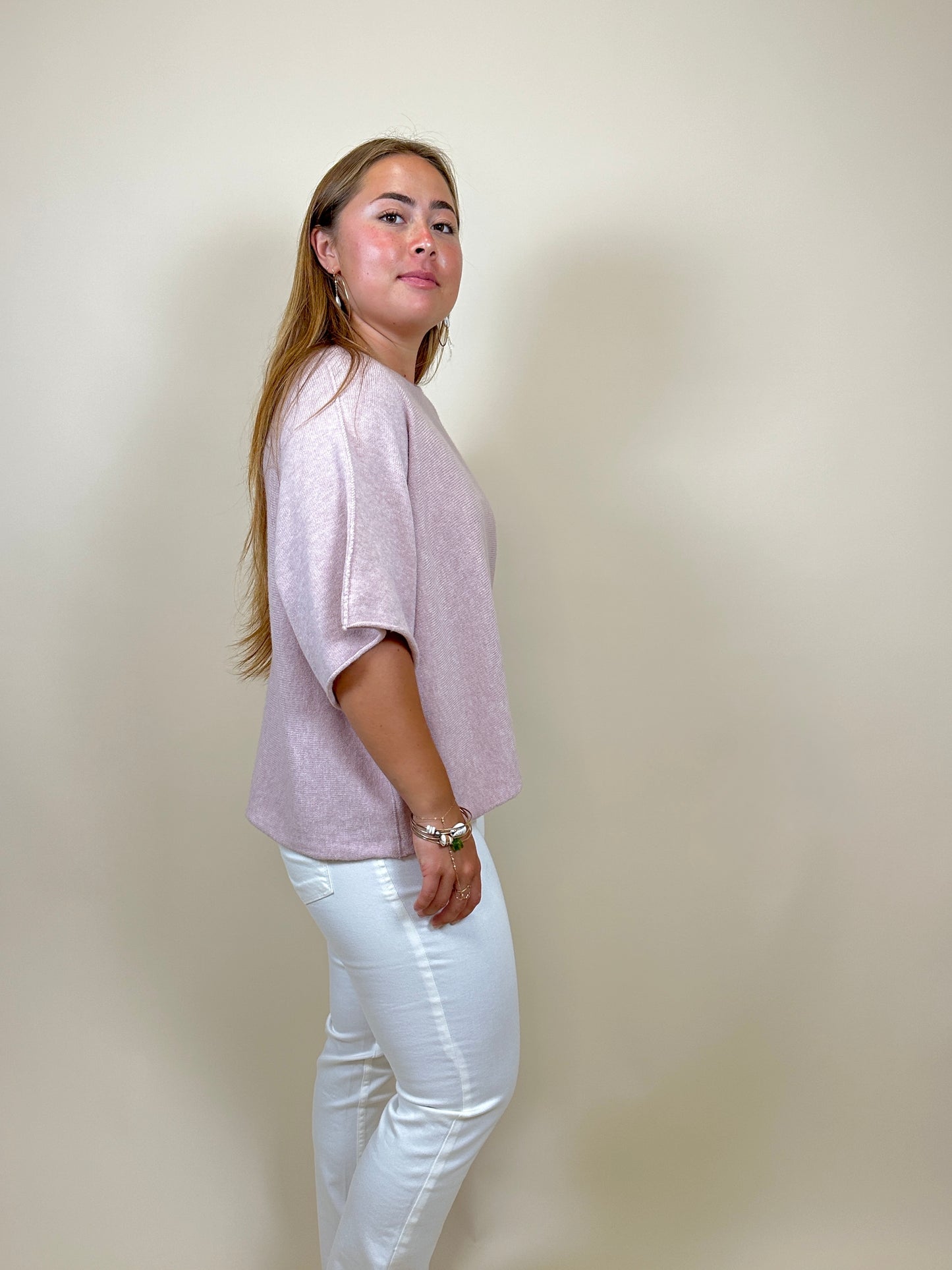 Batwing Sweater Mauve