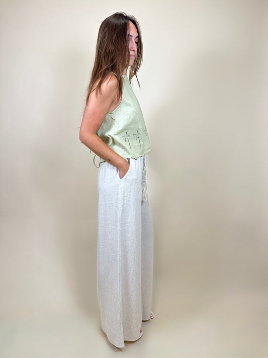 Lina Linen Pants Natural