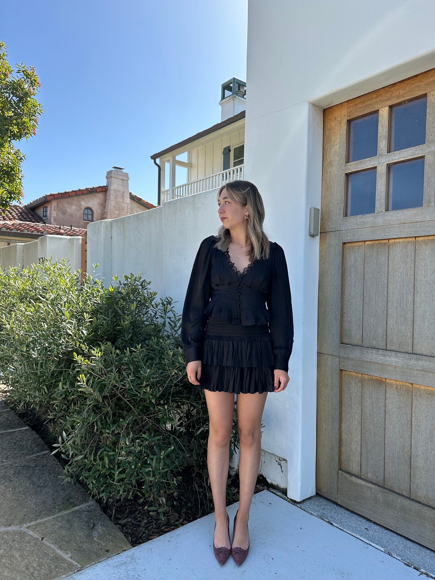Florence Blouse Black | Jules Street Boutique