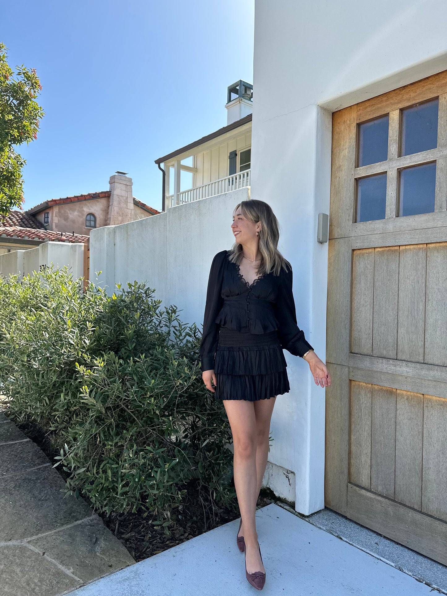 Florence Blouse Black | Jules Street Boutique