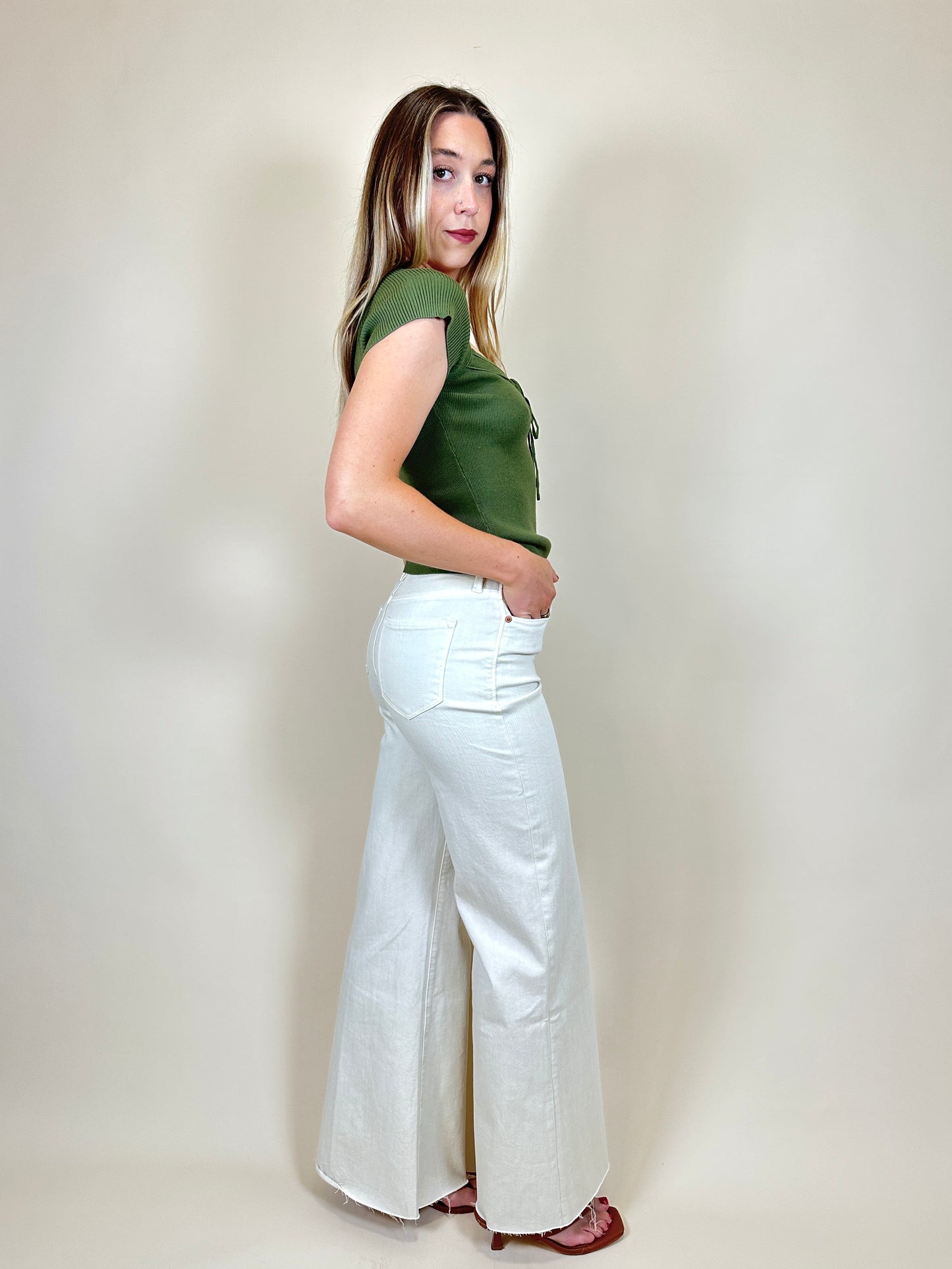 Amity Top Olive