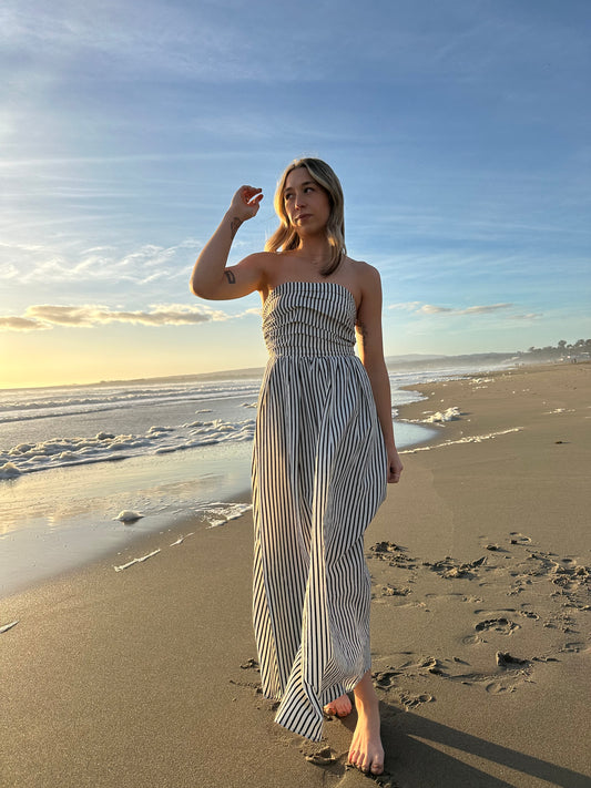 Colette Striped Maxi Dress | Jules Street Boutique