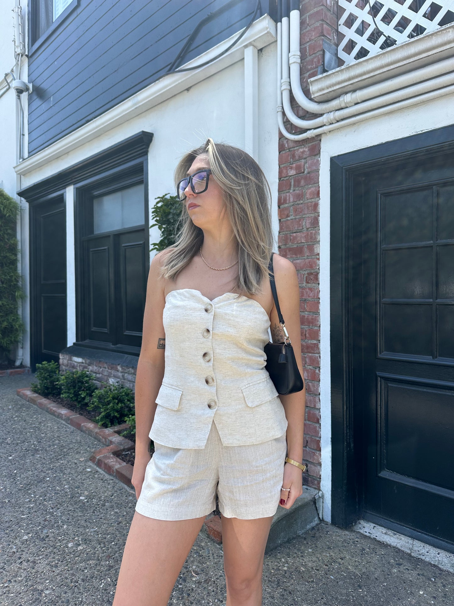Lily Strapless Blouse | Jules Street Boutique