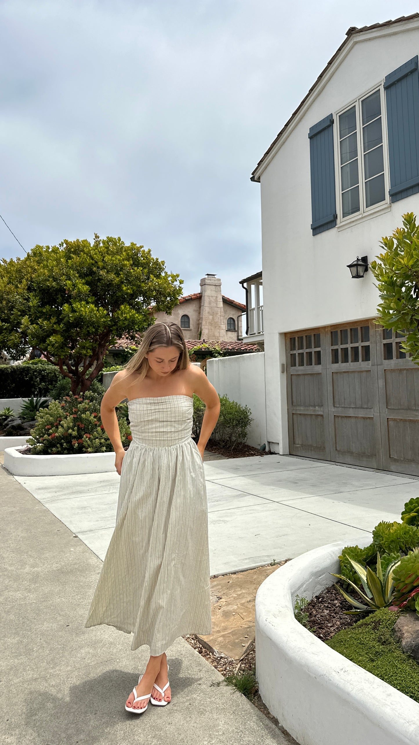 ROSA STRIPED MAXI DRESS | Jules Street Boutique