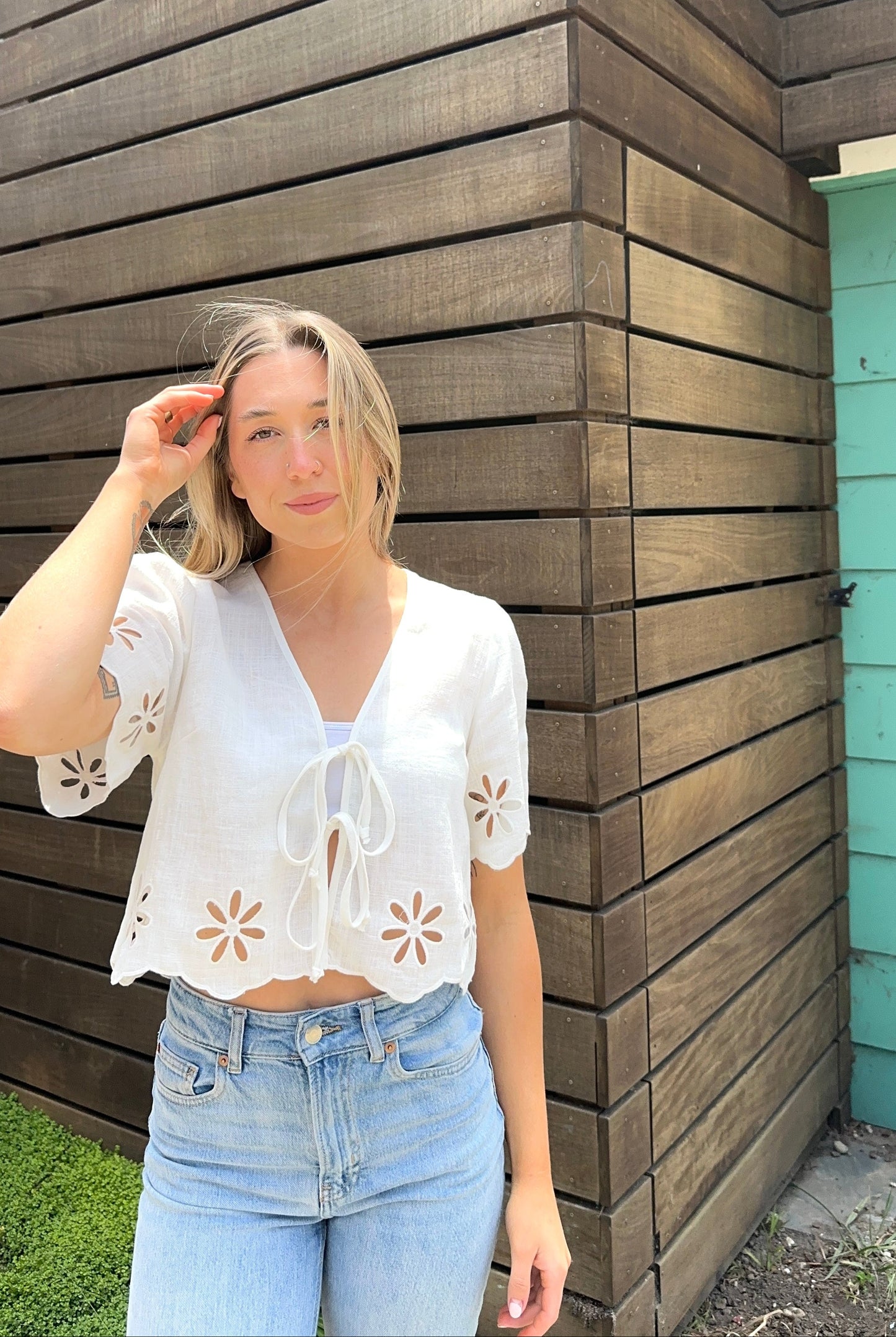 Sunny Embroidered Blouse | Jules Street Boutique