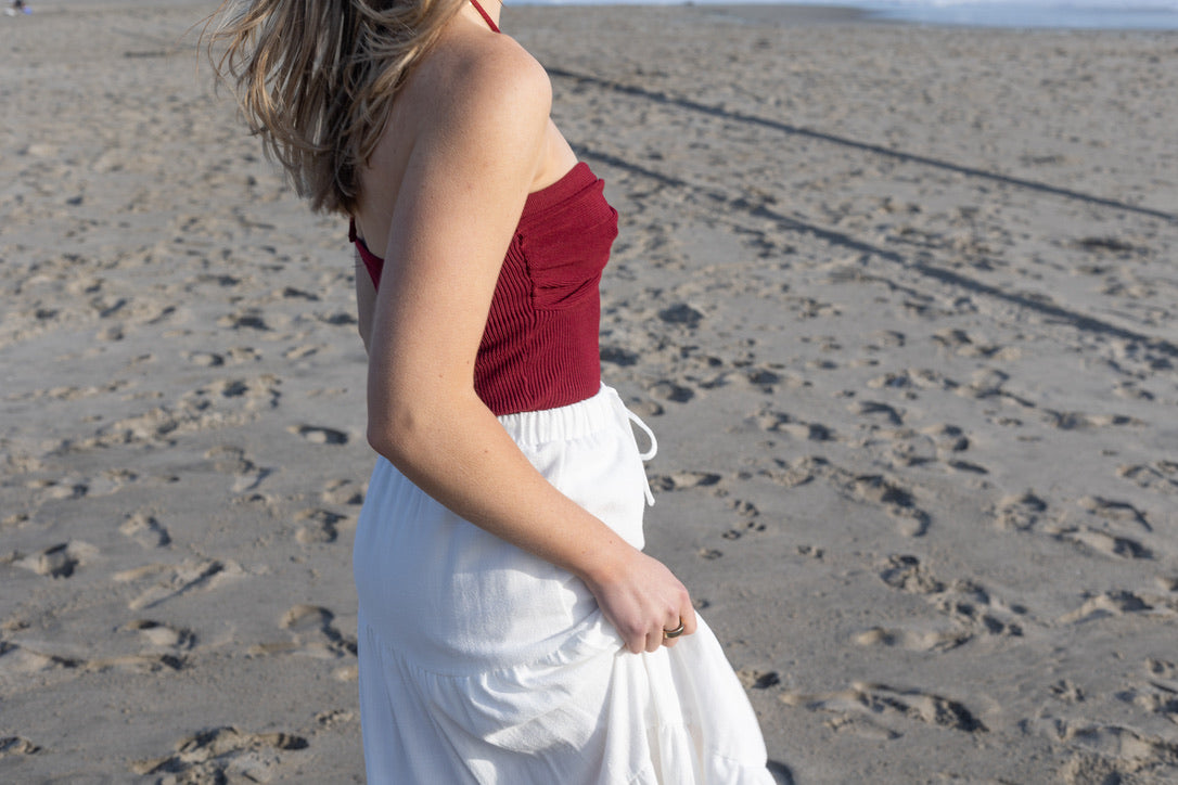Tiffany Top Wine | Jules Street Boutique