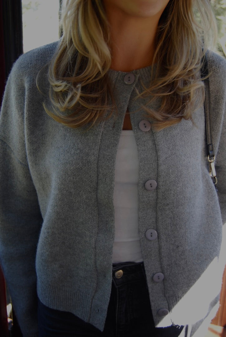 CLASSIC CARDIGAN GREY