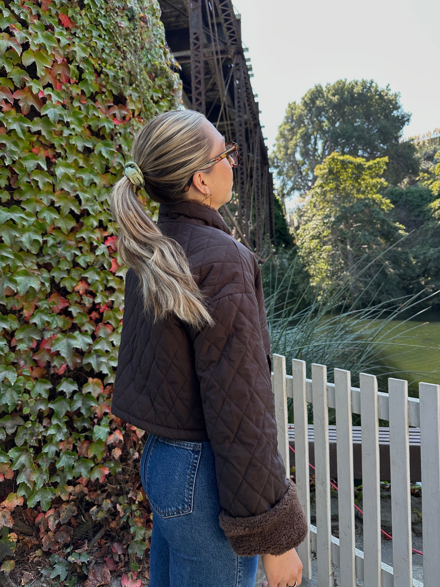 RACHEL REVERSIBLE JACKET BROWN