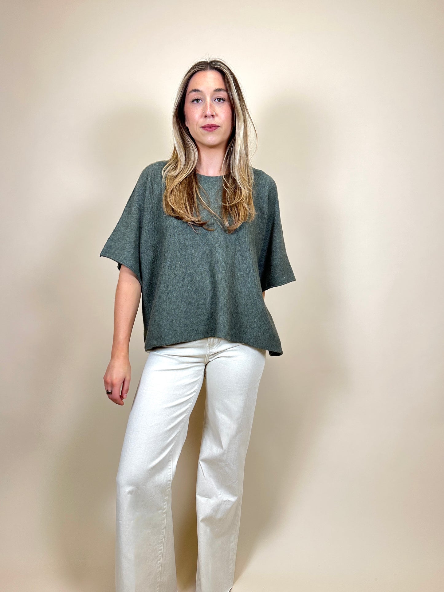 Batwing Sweater Army Green