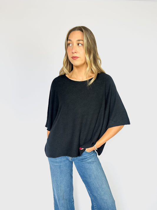 Batwing Sweater Black