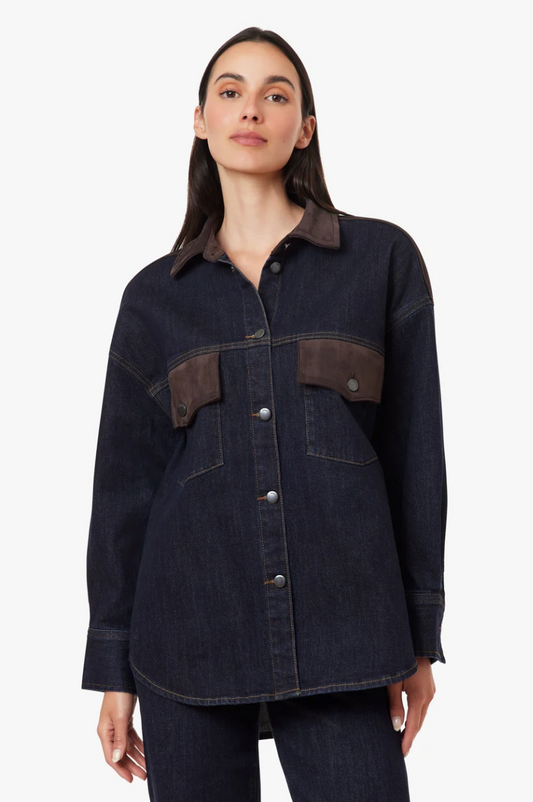 Blaine Suede Shirt Jacket