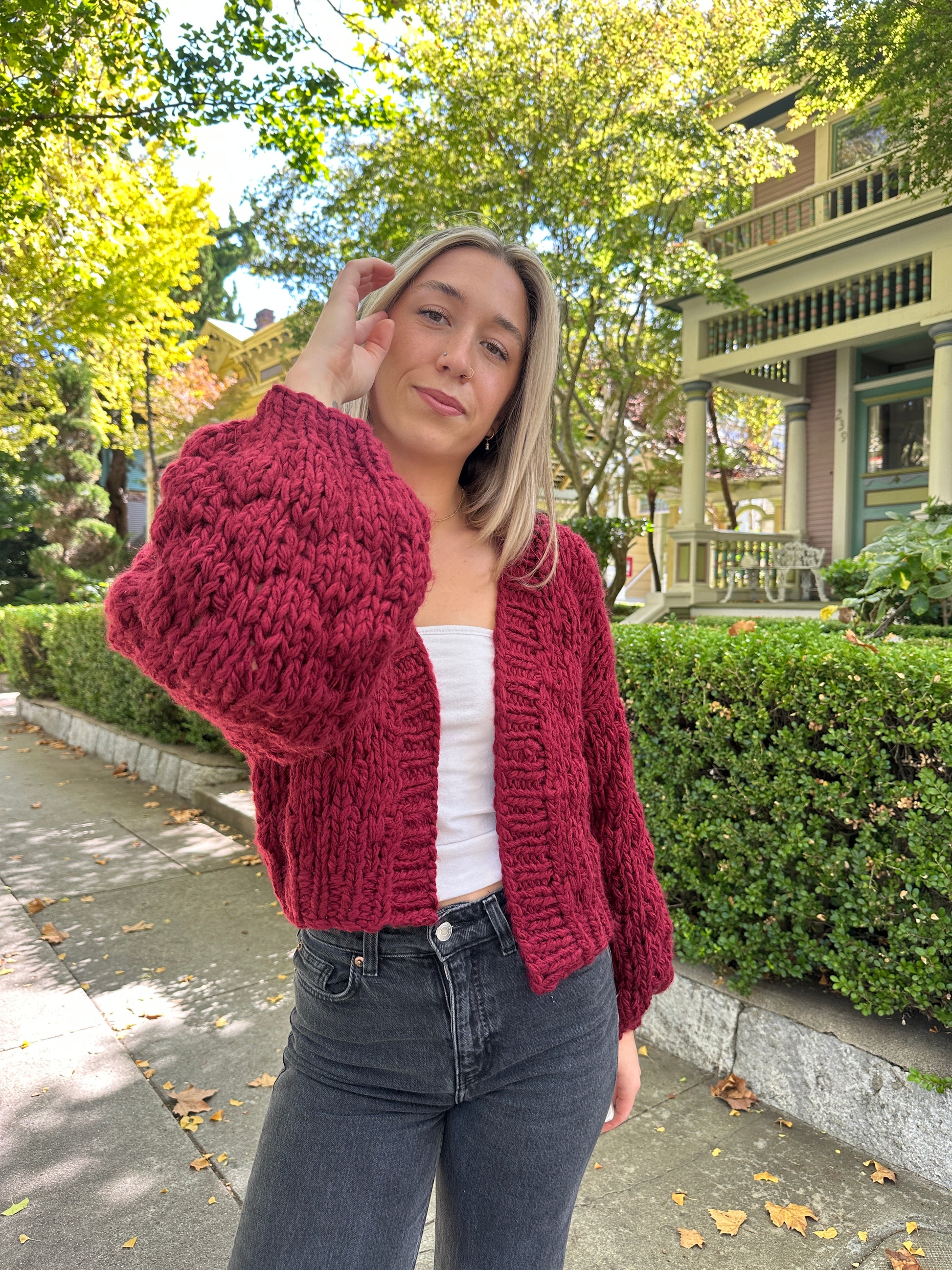 CALA CHUNKY CARDIGAN | Jules Street Boutique