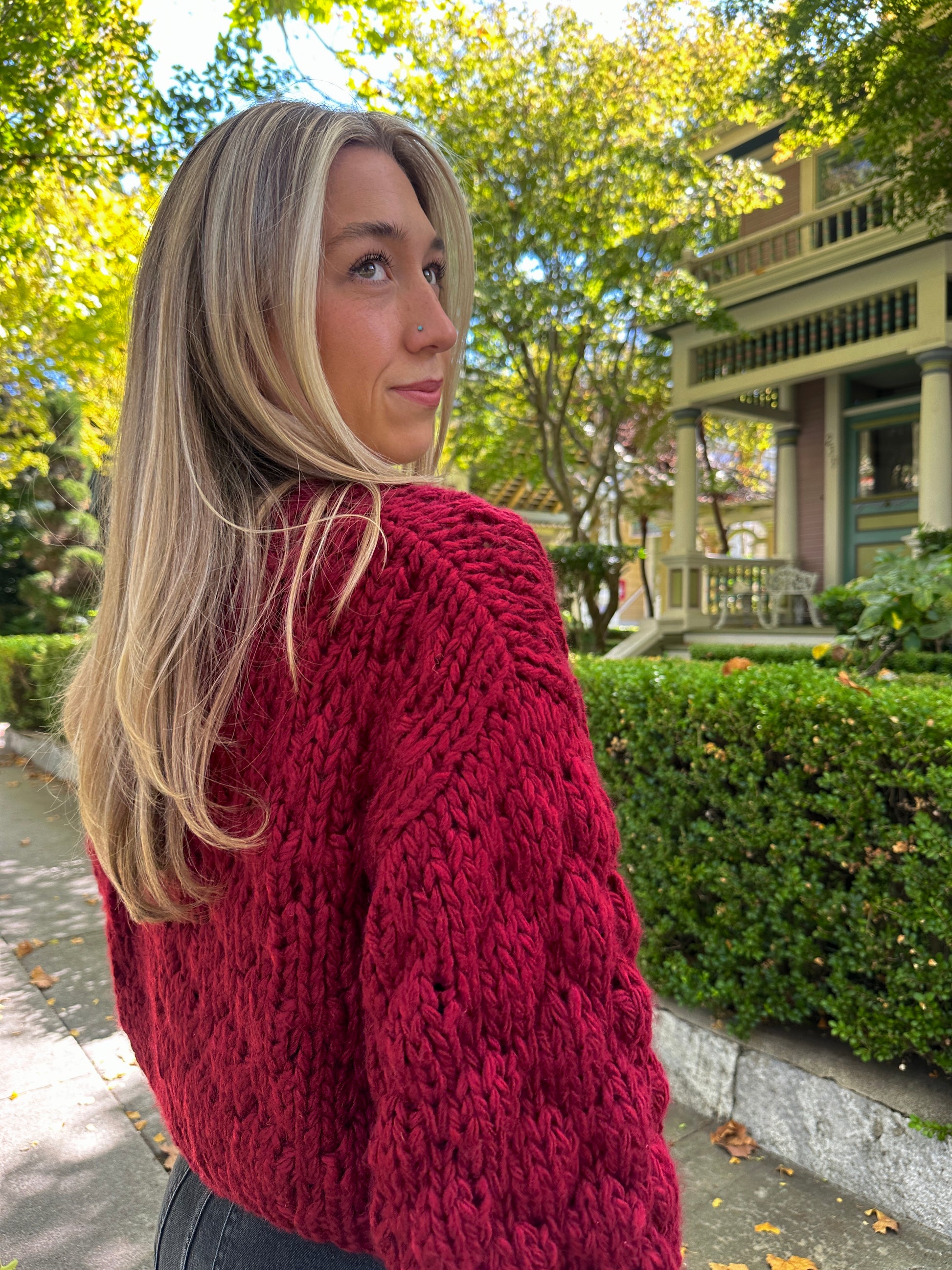 CALA CHUNKY CARDIGAN | Jules Street Boutique