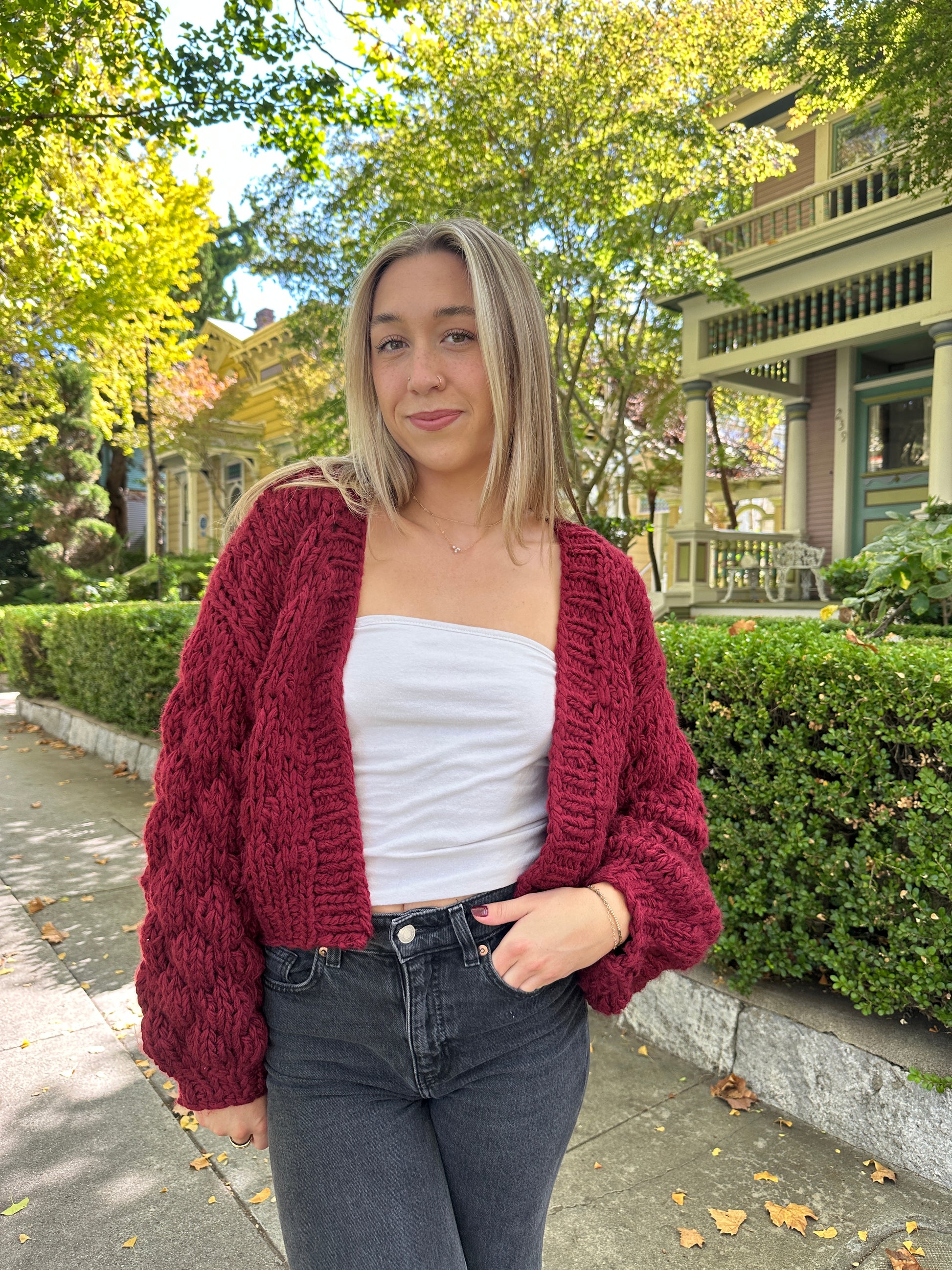 CALA CHUNKY CARDIGAN | Jules Street Boutique