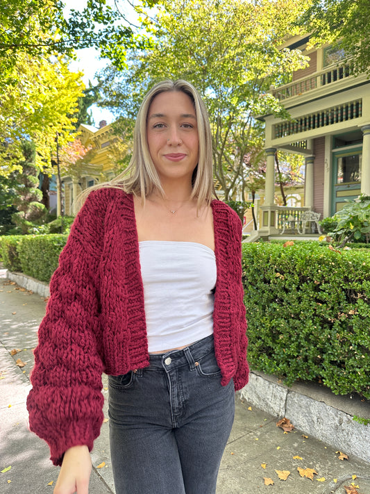 CALA CHUNKY CARDIGAN | Jules Street Boutique