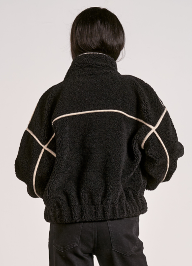 CARINA CONTRAST JACKET BLACK
