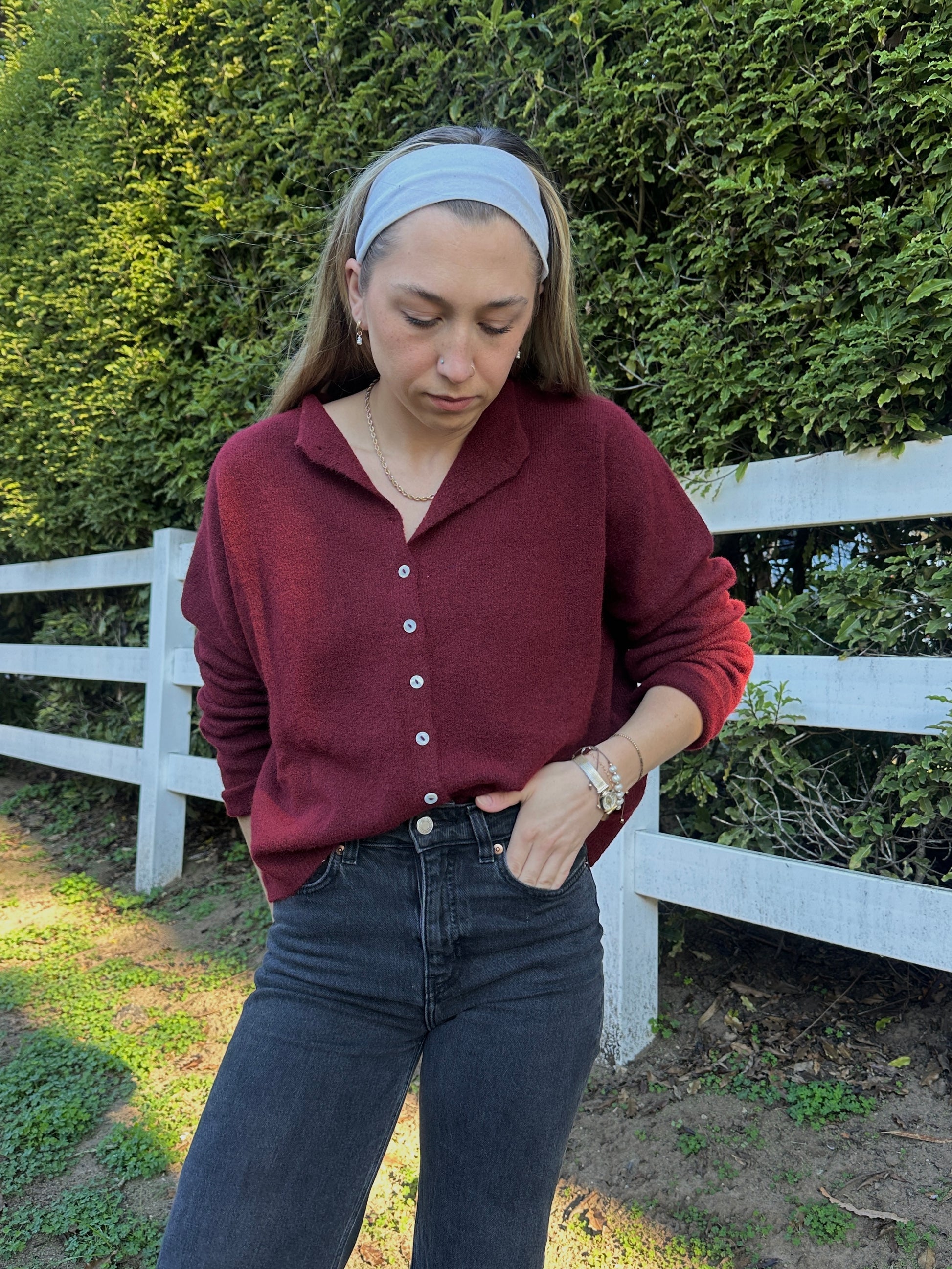 CLASSIC CARDIGAN WINE