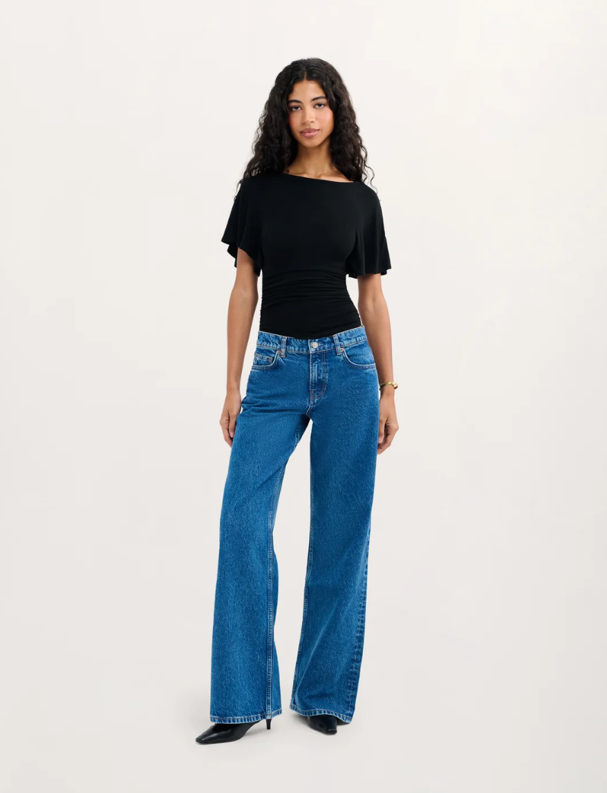 Classique Black Batwing Top