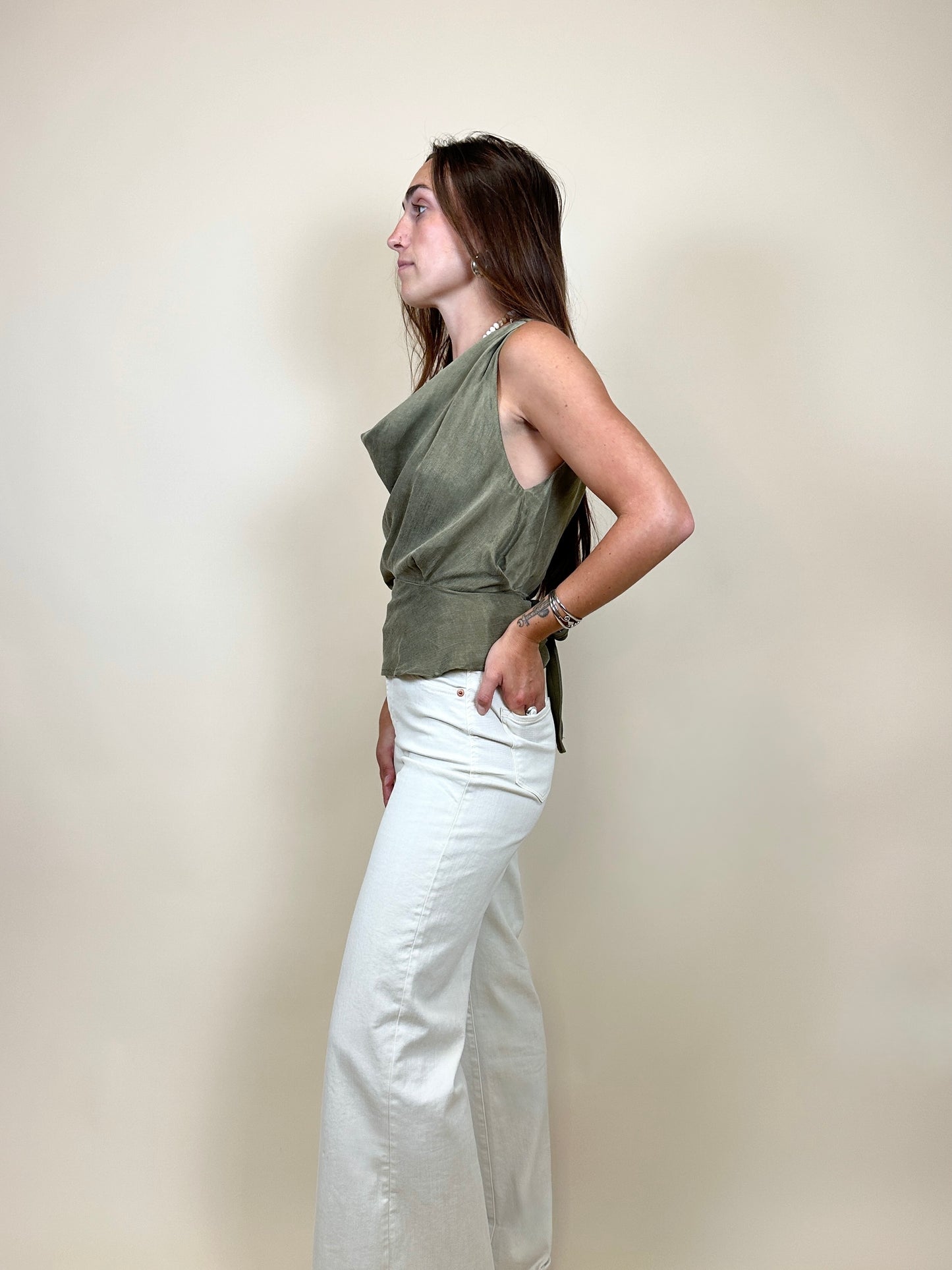 Lex Halter Wrap Top