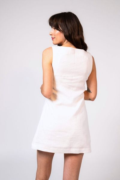 DAHLIA MINI DRESS WHITE | JULES STREET BOUTIQUE