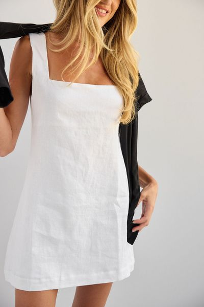 DAHLIA SQUARE NECK MINI DRESS | JULES STREET BOUTIQUE