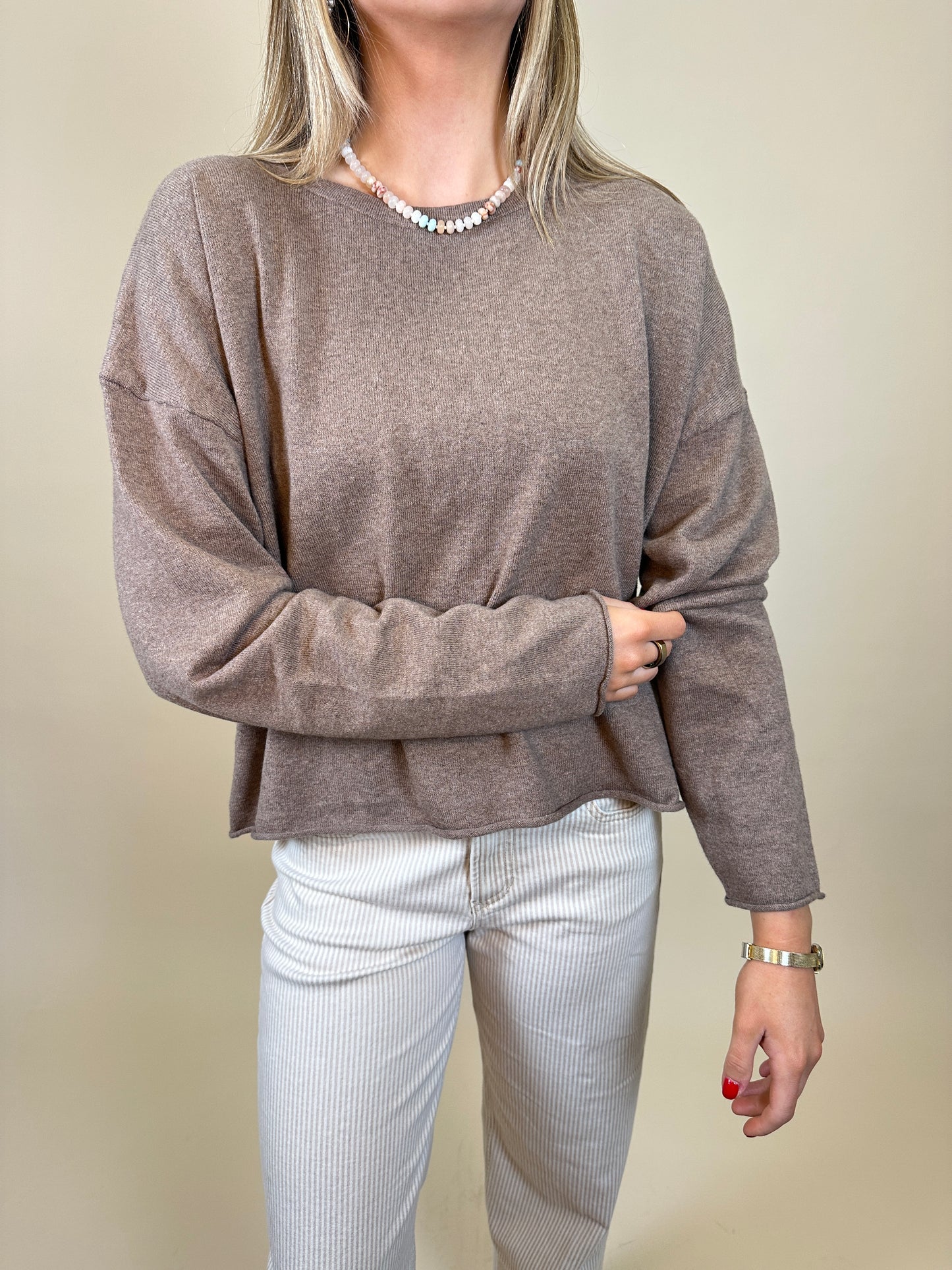 Essentials Long Sleeve Mocha