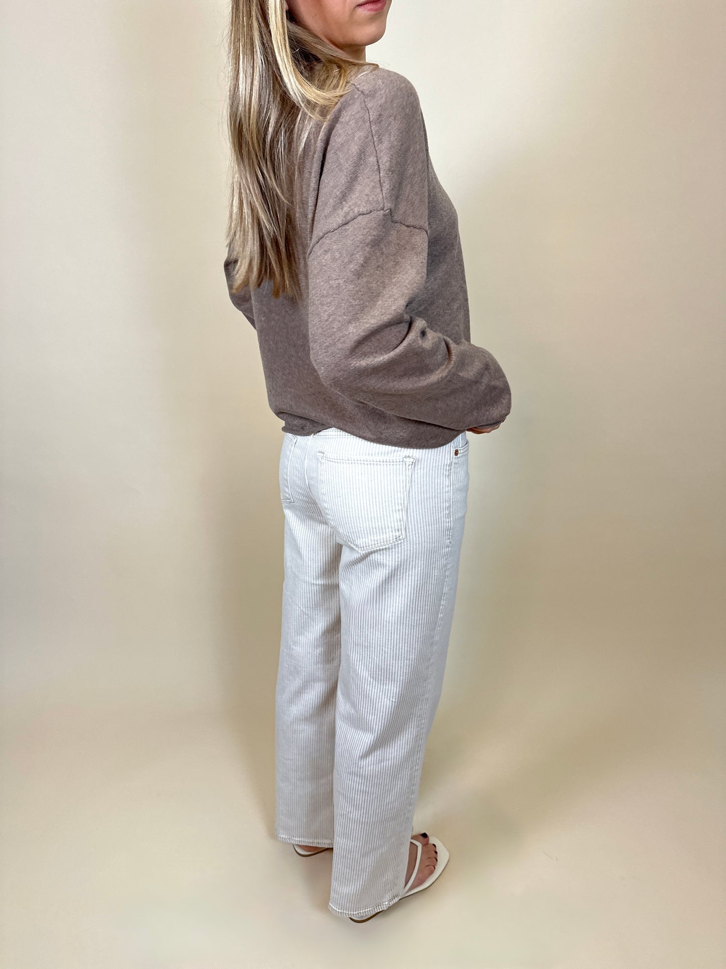 Taylor Jeans Sand Stripe