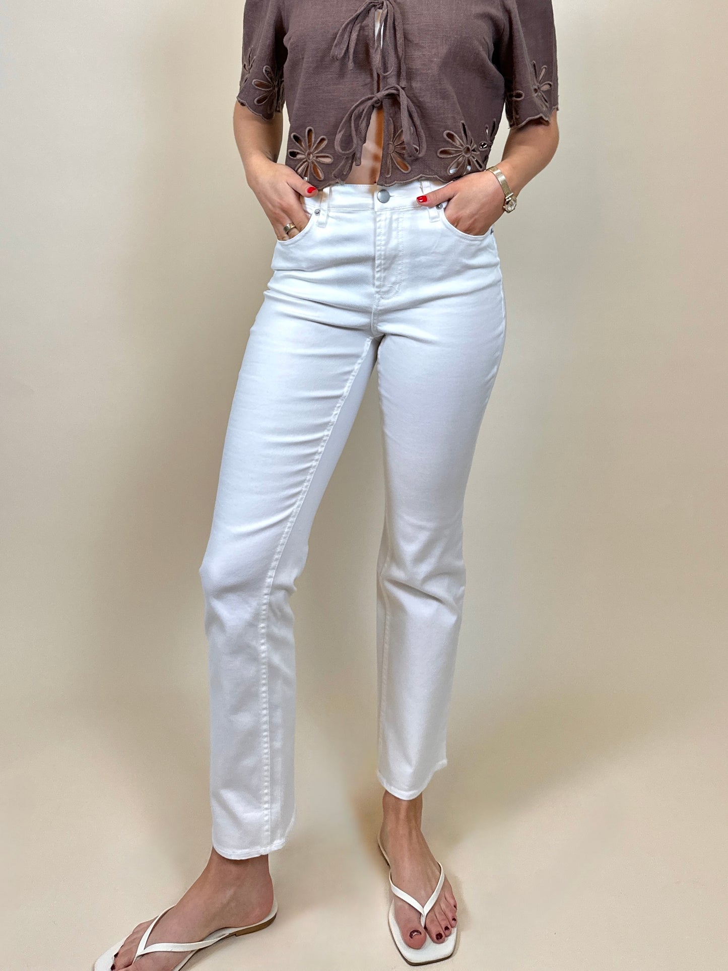 Anika Cropped Denim