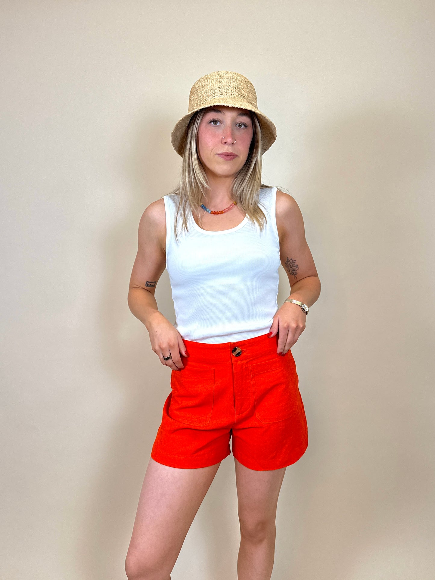 Raffia Bucket Hat