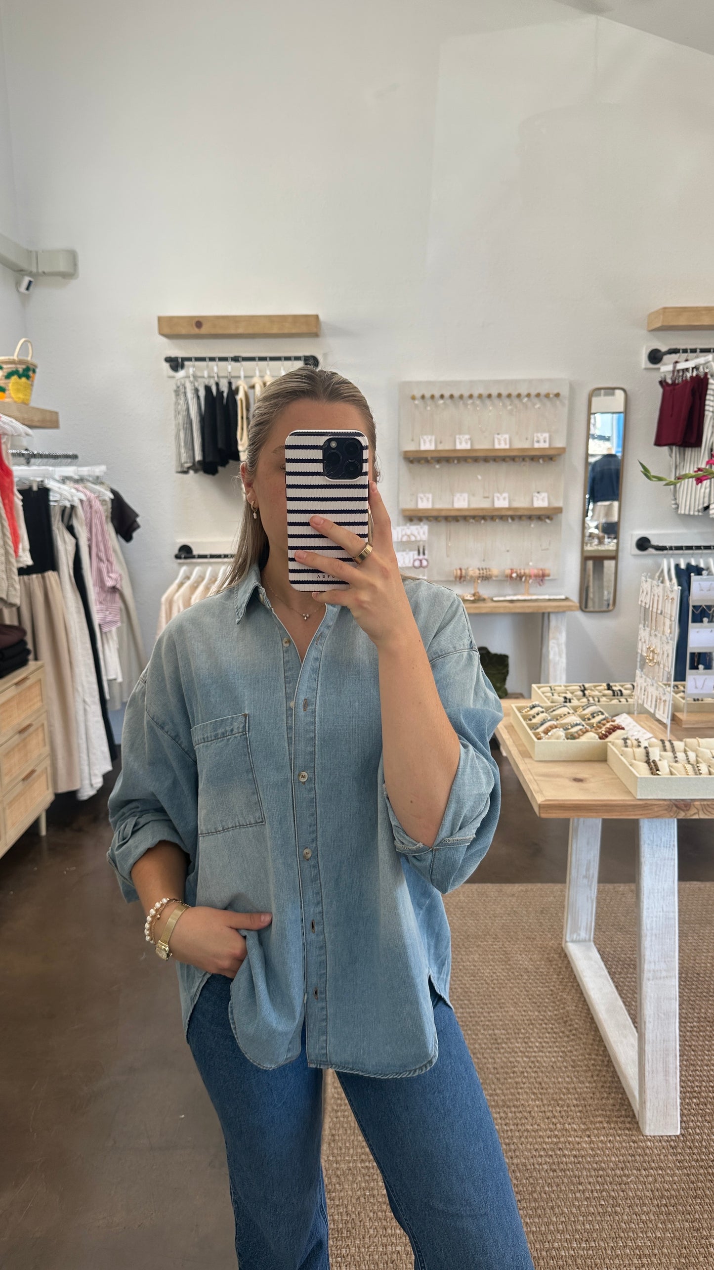 DANICA DENIM SHACKET