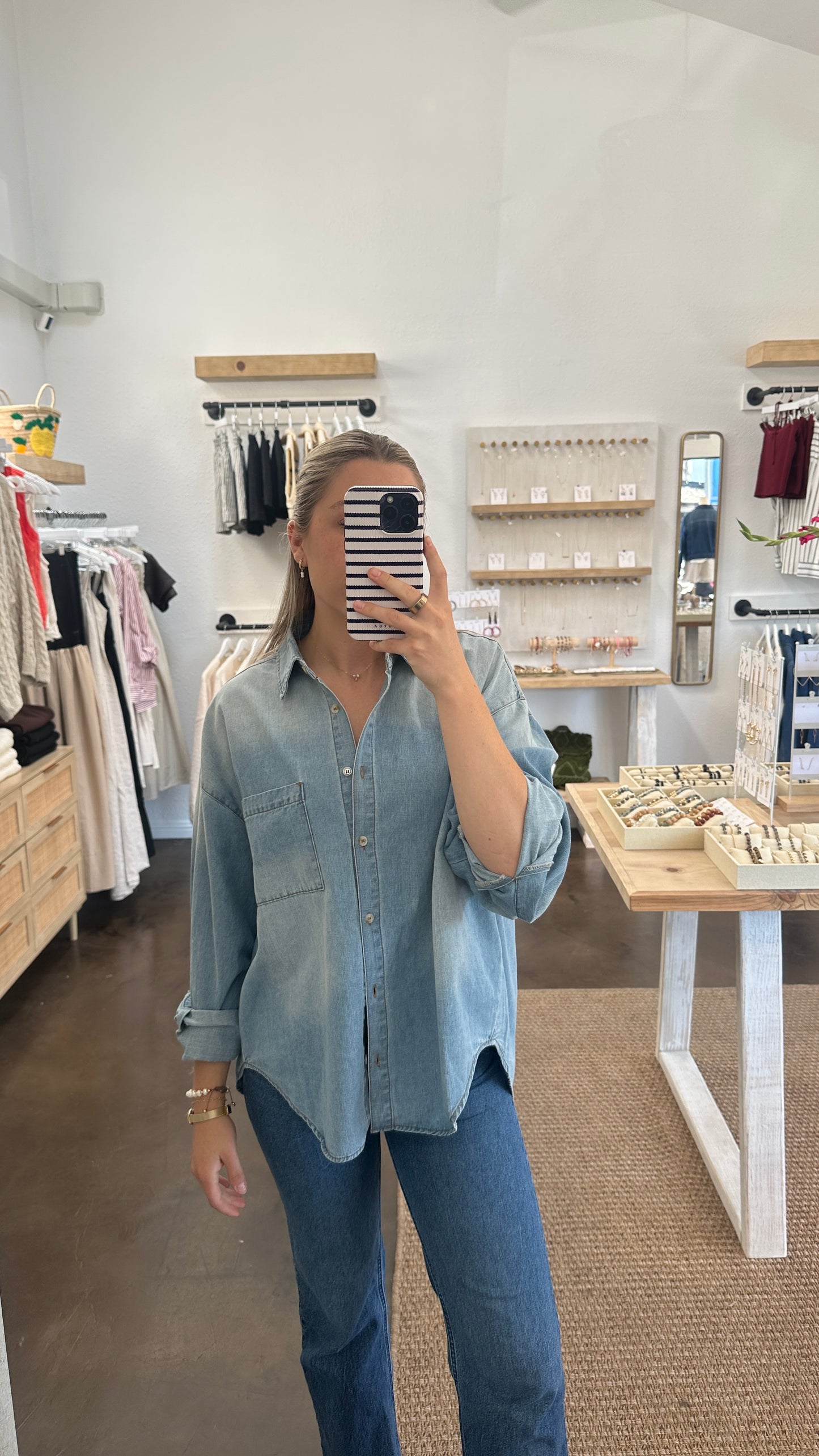 DANICA DENIM SHACKET