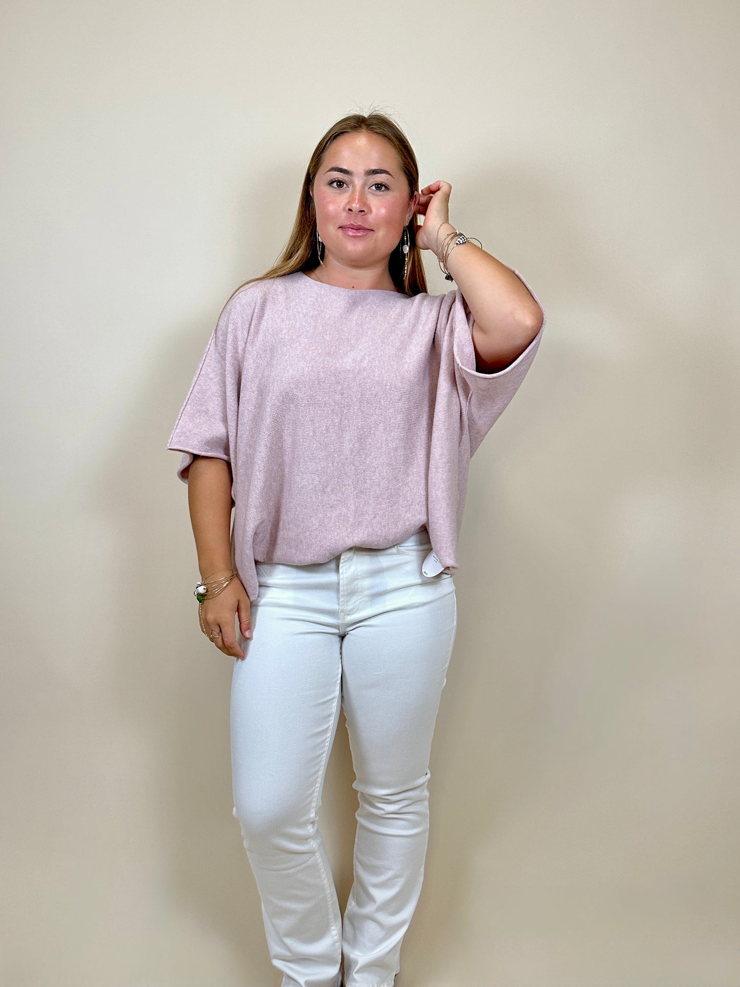 Batwing Sweater Mauve