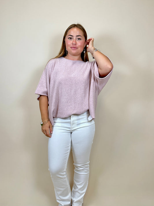 Batwing Sweater Mauve