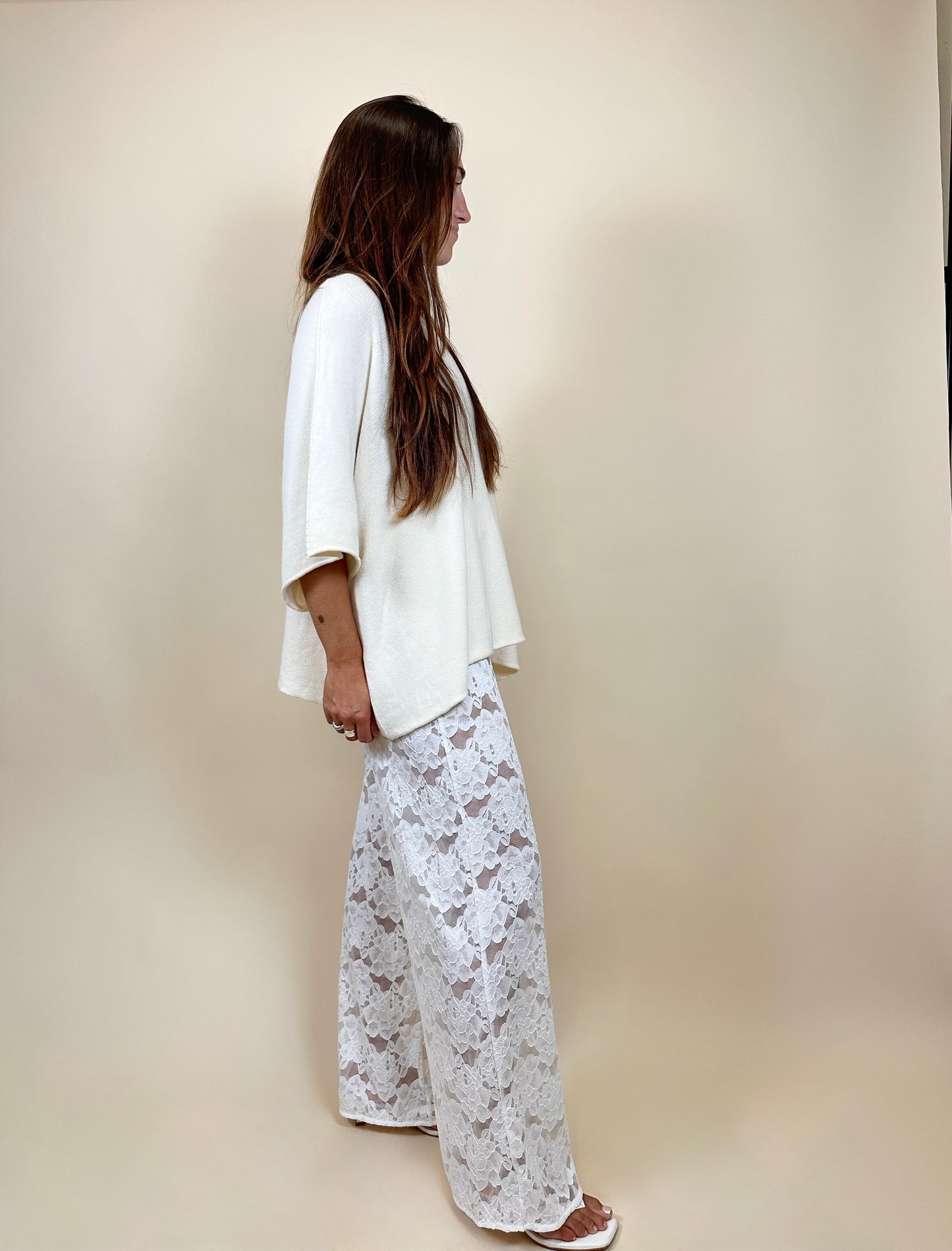 Batwing Sweater Ivory