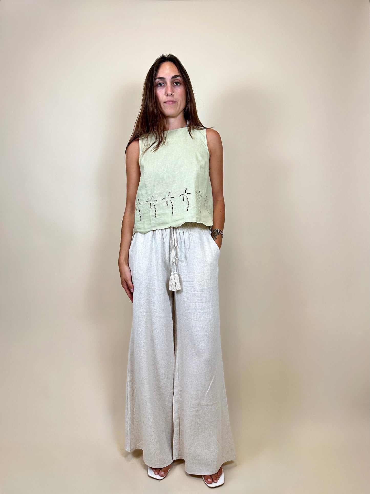 Lina Linen Pants Natural