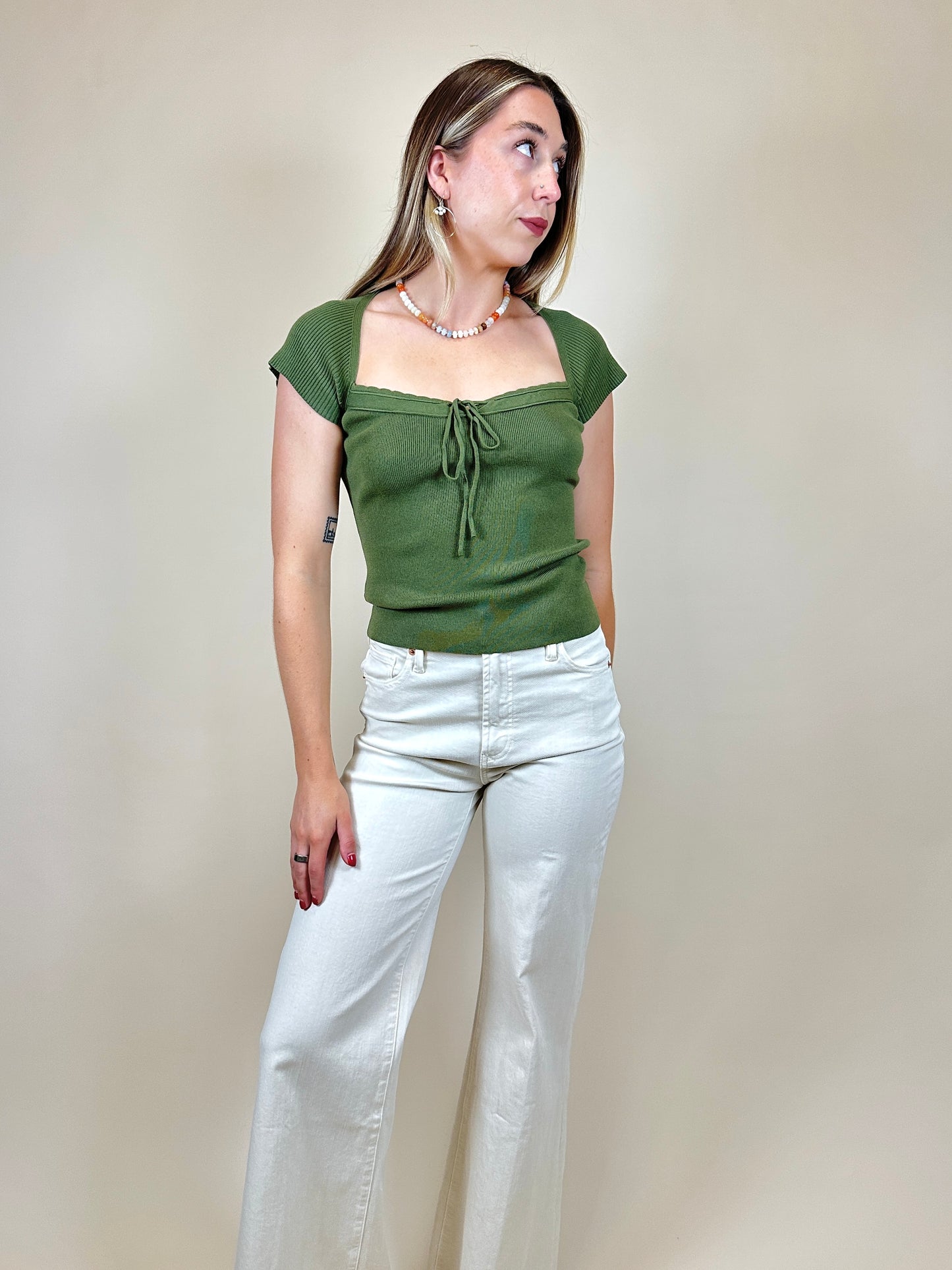 Amity Top Olive