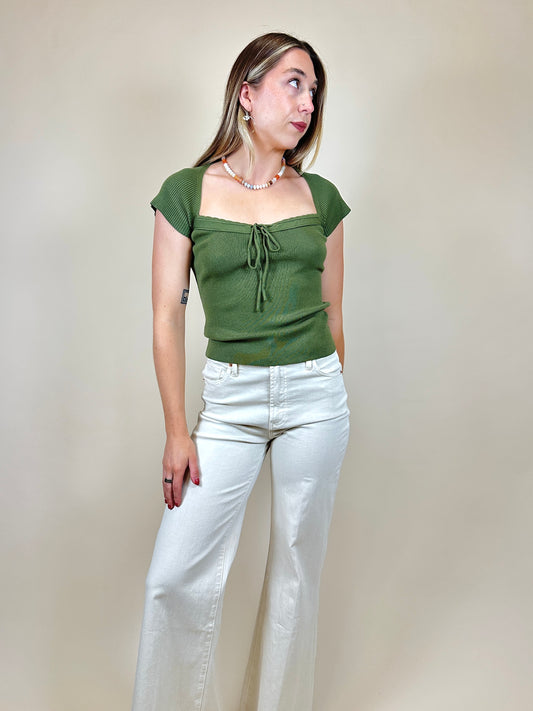 Amity Top Olive