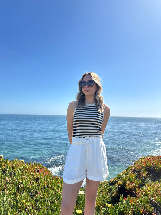 Bellini Shorts White | Jules Street Boutique