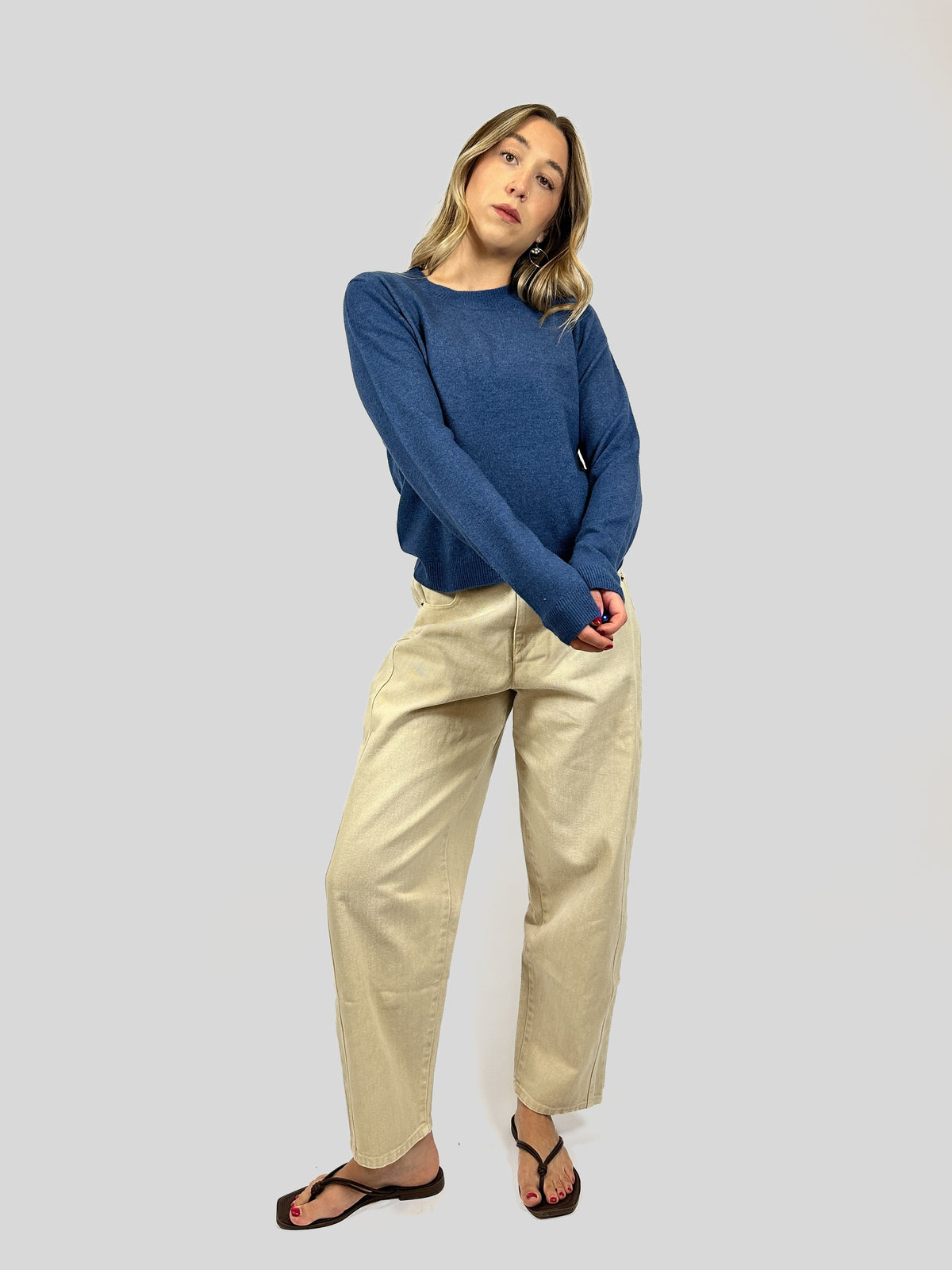 Evan Classic Sweater Royal Blue